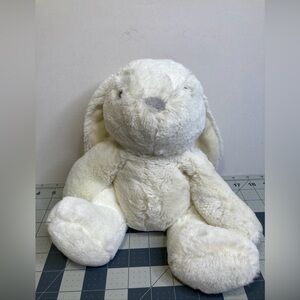 Purely Luxe Aurora White Bunny Rabbit Plush Long Ears 9" Stuffed Animal 2019